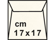 carta Buste gommate Shiro Favini, Alga Carta ecologica Avorio, formato Q1 (17x17cm), 120grammi x mq.