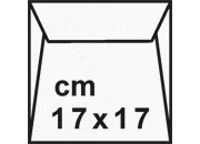 carta Buste con strip Shiro Favini, Alga Carta ecologica Bianco, formato Q1 (17x17cm), 120grammi x mq bra66Q1