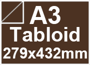 carta Carta Burano TABACCO, a3tabloid, 90gr Tabacco 75, formato a3tabloid (27,9x43,2cm), 90grammi x mq BRA1807a3tabloid