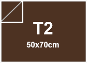 carta Carta Burano TABACCO, t2, 90gr Tabacco 75, formato t2 (50x70cm), 90grammi x mq.