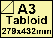 carta Carta Burano GIALLO, a3tabloid, 90gr Giallo 07, formato a3tabloid (27,9x43,2cm), 90grammi x mq BRA551a3tabloid