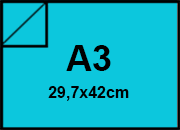 carta Carta Burano REALE, a3, 90gr Azzurro Reale 55, formato a3 (29,7x42cm), 90grammi x mq BRA578a3