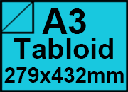 carta Carta Burano REALE, a3tabloid, 90gr Azzurro Reale 55, formato a3tabloid (27,9x43,2cm), 90grammi x mq BRA578a3tabloid