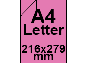 carta Carta Burano CICLAMINO, a4letter, 90gr Ciclamino Astrale 58, formato a4letter (21,6x27,9cm), 90grammi x mq BRA582a4letter