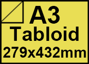 carta Carta Burano SOLARE, a3tabloid, 90gr Giallo Solare 53, formato a3tabloid (27,9x43,2cm), 90grammi x mq BRA586a3tabloid
