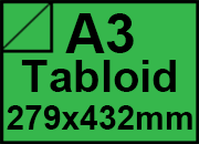 carta Carta Burano VERDE, a3tabloid, 90gr Verde 60, formato a3tabloid (27,9x43,2cm), 90grammi x mq.