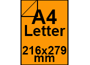 carta Carta Burano GIALLO ORO, a4letter, 90gr Giallo Oro 52, formato a4letter (21,6x27,9cm), 90grammi x mq.