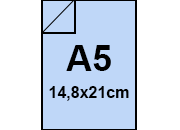 carta Carta ShiroFavini, AlgaCartaEcologica, LAGUNA, 90gr, a5 Laguna, formato a5 (14,8x21cm), 90grammi x mq BRA638a5