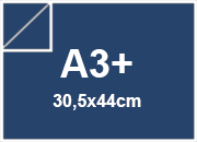 carta Carta Burano PRUSSIA, a3+, 90gr Blu Prussia 62, formato a3+ (30,5x44cm), 90grammi x mq.