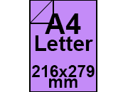 carta Carta Burano VIOLA, a4letter, 90gr Viola 49, formato a4letter (21,6x27,9cm), 90grammi x mq BRA822a4letter