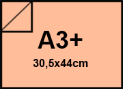 carta Carta Burano SALMONE, a3+, 90gr Salmone 05, formato a3+ (30,5x44cm), 90grammi x mq.