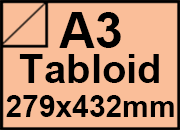 carta Carta Burano SALMONE, a3tabloid, 90gr Salmone 05, formato a3tabloid (27,9x43,2cm), 90grammi x mq BRA826a3tabloid