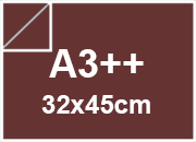 carta Carta Burano BORDEAUX, sra3, 90gr Rosso Bordeaux 76, formato sra3 (32x45cm), 90grammi x mq BRA861sra3