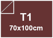 carta Carta Burano BORDEAUX, t1, 90gr Rosso Bordeaux 76, formato t1 (70x100cm), 90grammi x mq.