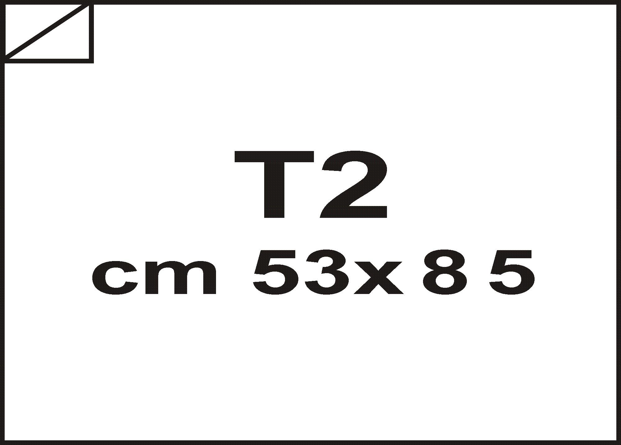 carta Cartone Cartone accoppiato nobilitato 3,5mm bianco, formato 53x85 (53x85cm), 2700grammi x mq.