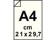 carta CartoncinoEcologico ShiroTreeFREE, 120gr, A4, CREMA Formato A4 (21x29,7cm), 120grammi x mq bra1155