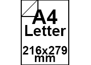 carta Carta Bindakote Monolucido, A4letter, 135gr Ice White, FAVINI, formato A4letter (21,6x27,9cm), 135grammi x mq BRA1118A4letter