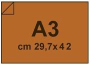 carta Cartone Cartone per legatoria, 2,2mm Nocciola, formato A3 (29,7x42cm), 1650grammi x mq bra1424a3