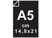 carta Cartoncino SUMO Favini, A5, 1,5mm NERO, formato A5 (14.8x21cm), spessore 1.5mm, 1050grammi x mq BRA91A5