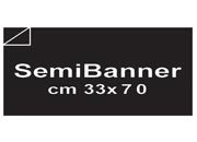 carta Cartoncino SUMO Favini, SemiBanner, 1,5mm NERO, formato SB (33.3x70cm), spessore 1.5mm, 1050grammi x mq BRA91SB