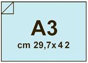 carta CartoncinoPlastificato SirioFedrigoni, Azzurro2, 320gr, a3 Formato a3 (29,7x42cm), 320 grammi x mq (290cartoncino+30plastificazione) bra469a3