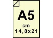 carta CartoncinoDal Cordenons, a5, 285gr, BIANCO(avorio) (avorio), formato a5 (14,8x21cm), 285grammi x mq BRA512a5