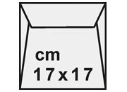 carta Buste gommate Dal Cordenons  Candido, formato Q1 (17x17cm), 120grammi x mq.