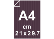 carta Cartoncino Twill MELANZANA, 240gr, A4 Melanzana, formato A4 (21x29,7cm), 240grammi x mq.