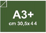 carta Cartoncino Twill Favini  Verde, formato A3+ (30,5x44cm), 120grammi x mq bra680A3+
