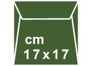 carta Buste con strip Dal Cordenons  Verde, formato Q1 (17x17cm), 120grammi x mq bra1025Q1