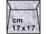 carta Buste con strip Twist Favini Argento, formato Q1 (17x17cm), 120grammi x mq bra1818Q1