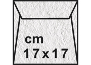 carta Buste con strip Twist Favini Bianco, formato Q1 (17x17cm), 120grammi x mq.
