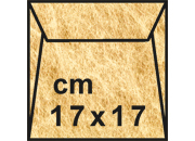 carta Buste con strip Twist Favini Oro, formato Q1 (17x17cm), 120grammi x mq bra1819Q1