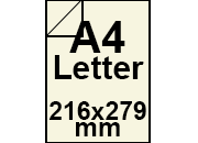 carta Cartoncino Aralda Favini, a4letter, 120gr Avorio, formato a4letter (21,6x27,9cm), 120grammi x mq bra1403a4letter