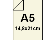 carta Cartoncino Aralda Favini, a5, 120gr Avorio, formato a5 (14,8x21cm), 120grammi x mq bra1403a5