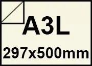 carta CartoncinoModiglianiCordenons, a3l, 145gr, BIANCO(Avorio), xCertificatiRSPP formato a3l (29,7x50cm), 145grammi x mq.