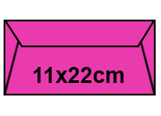 carta QPaper CRYSTAL Rosa formato 11x22cm, 100gr RUGB710.60.10