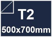 carta Cartoncino SUMO Favini, T2, 1mm BLU SCURO, formato T2 (50x70cm), spessore 1mm, 700grammi x mq BRA100T2