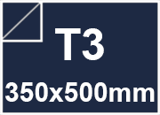 carta Cartoncino SUMO Favini, T3, 1mm BLU SCURO, formato T3 (35x50cm), spessore 1mm, 700grammi x mq BRA100T3