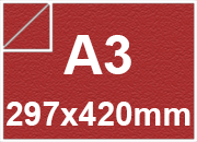 carta Cartoncino PrismaBimarcatoFavini, Rubino a3, 250gr Rubino, formato a3 (29,7x42cm), 250grammi x mq.