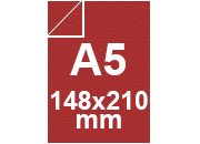 carta Cartoncino PrismaBimarcatoFavini, Rubino a5, 250gr Rubino, formato a5 (14,8x21cm), 250grammi x mq bra1029a5