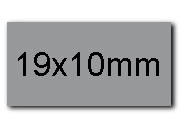 wereinaristea EtichetteAutoadesive 19x10mm(10x19) CartaGRIGIA angoli a spigolo 280 etichette su foglio A4 (210x297mm), adesivo permanente, per ink-jet, laser e fotocopiatrici. (10x19mm) BRA1056gr