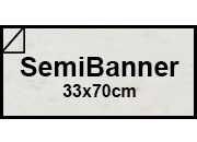 carta Cartoncino REMAKE Favini, 380gr, OYSTER AVORIO, formato SemiBanner (33,3x70cm), 380grammi x mq BRA397SB