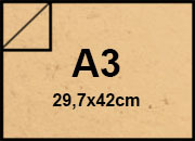 carta Cartoncino REMAKE Favini, 120gr, SAND formato A3 (29,7x42cm), 120grammi x mq BRA106A3