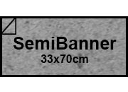 carta Cartoncino REMAKE Favini, 120gr, SMOKE formato SemiBanner (33,3x70cm), 120grammi x mq BRA107SB