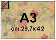 carta CartaDaPacco Millerighe FANTASIEROSE ROSSE, 80gr a3 Formato a3 (29,7x42cm), 80grammi x mq bra111A3-11