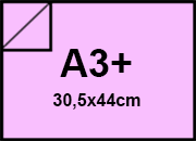 carta Cartoncino SirioFedrigoni. ROSA-SUMATRA. a3+. 220gr Formato a3+ (30,5x44cm), 220grammi x mq bra1292a3+