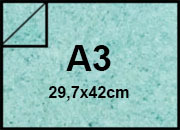 carta Cartoncino REMAKE Favini, 120gr, SKY formato A3 (29,7x42cm), 120grammi x mq BRA129A3