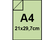 carta CartoncinoPlastificato SirioFedrigoni, Verdino1, 320gr, a4 Formato A4 (21x29,7cm), 320 grammi x mq (290cartoncino+30plastificazione).