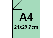 carta CartoncinoPlastificato SirioFedrigoni, Verdino3 320gr, a4 Formato A4 (21x29,7cm), 320 grammi x mq (290cartoncino+30plastificazione).